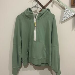 Offline by Aerie quarter zip throwback sweatshirt